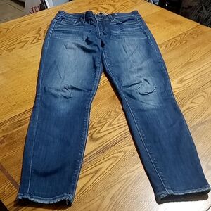PAIGE Jeans Womens 27 BLUE VERDUGO ANKLE Denim Pants Preowned Summer